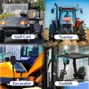 Tractor Mirrors,Forklifts Mirror, Universal Truck Mirror, Rear or Side View