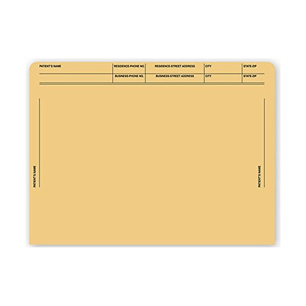 EGP File Pocket Envelopes 40 lb Kraft Printed, 250 Envelopes