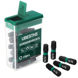 UBESTHS Torx Bit T40, Screwdriver Bits Set 25 Pieces, 1/4 Inch Hex Shank, 25 mm Length with Box