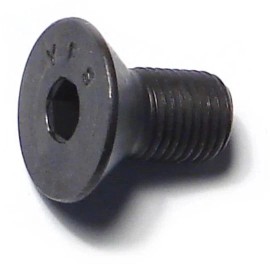 Unbranded 3/8"-24 x 3/4" Plain Steel Fine Thread Flat Head Socket Cap Screws (6 pcs.)