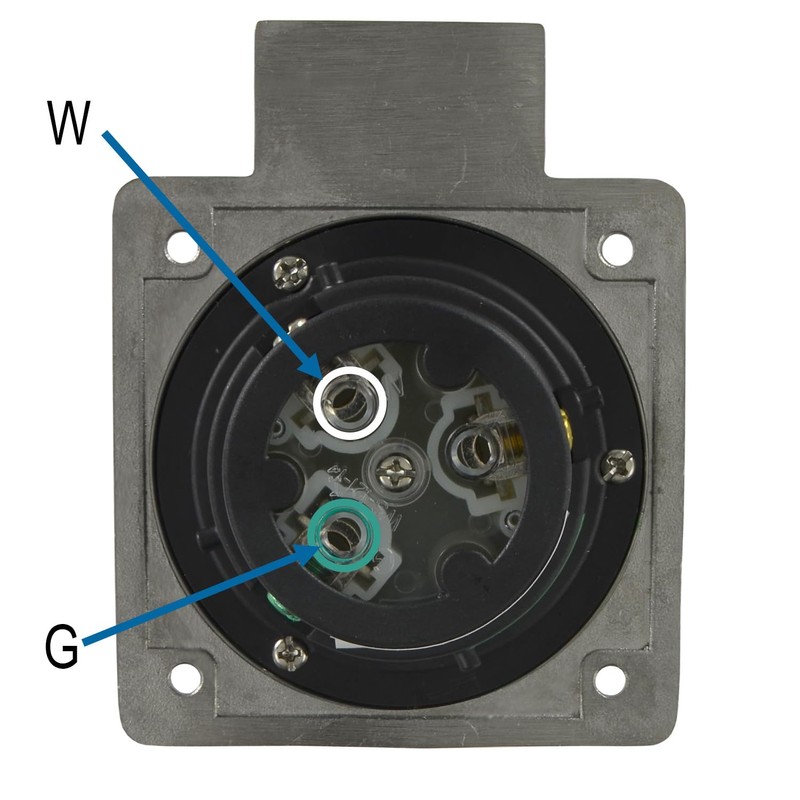 Conntek 30 Amp 125 Volt RV Marine Power Inlet -