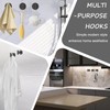 Efanr Suction Cup Hooks for Shower, Stainless Steel Towel Hooks