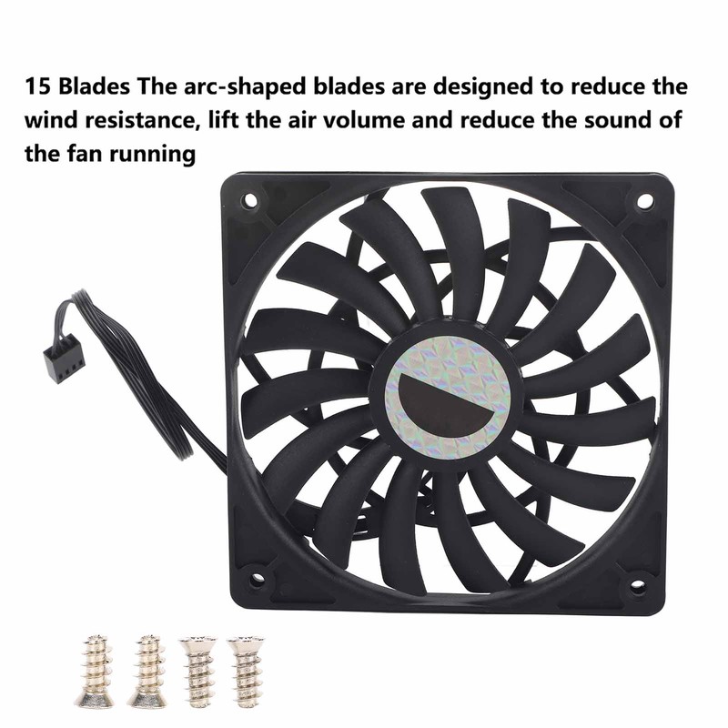 F12012 Computer CPU Cooling Fan Ultra Thin Desktop Computer Cooler