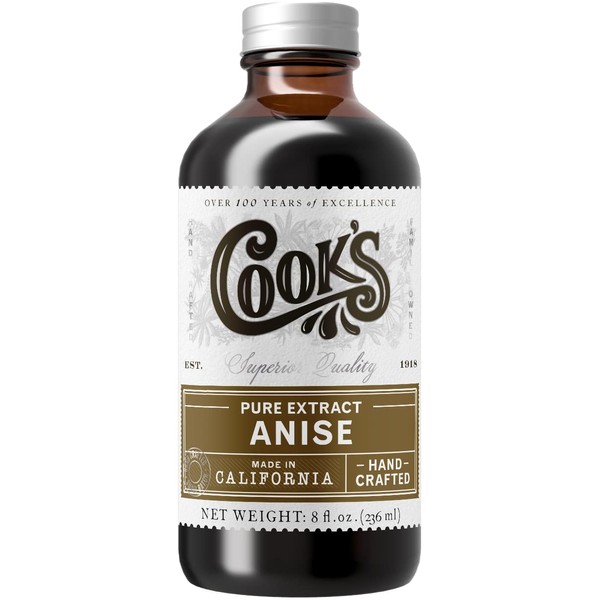 Cook's Pure Anise Extract 8 oz