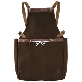 Pure Cotton Canvas Apron Bag for Wild Vegetables TS-12