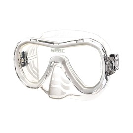 SEAC Unisex Giglio Snorkeling Mask, S/Kl White