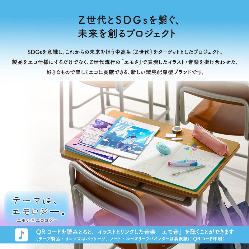 Plus Tape Glue COE365 Norino Pod 3 Pattern Set TG-1111-E