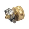Hooshing 2PCS Garden Hose Connector 1/4" Barb x 3/4" GHT