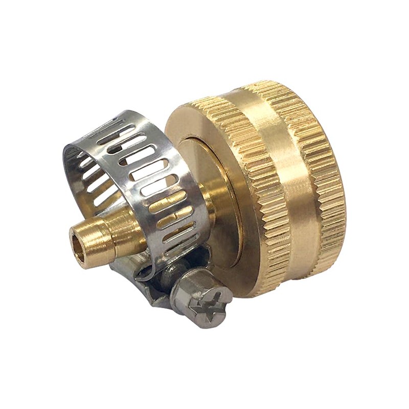 Hooshing 2PCS Garden Hose Connector 1/4" Barb x 3/4" GHT