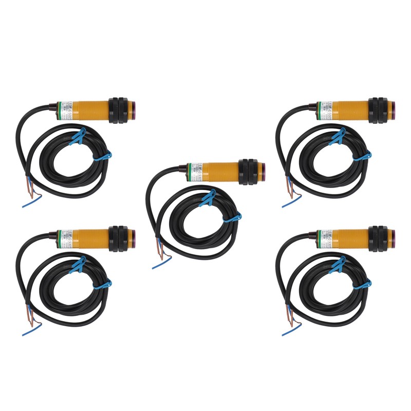 5 Pcs Infrared Photoelectric Switch Normally Open 10 To 30cm