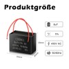 CBB61 450V AC 8UF 50/60HZ Starter Capacitor, ANGEEK AC Motor