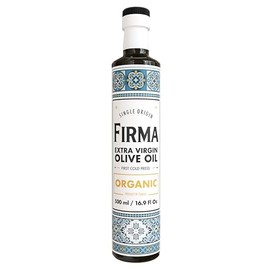 Firma Organic Extra Virgin Olive Oil – 500mL | Monovarietal Chemlali | Cold-Pressed, Single-Origin from Tunisia | Smooth, Buttery & Balanced | Family Bottled, Farmer Sourced | USDA Organic EVOO