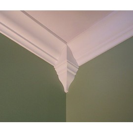 Package of 4 Crown Molding Corners Inside Block for 4 1/4" Inch Crown Molding