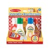 Melissa & Doug 5-Piece Favorite Condiments Play Food Set Play