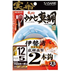 Sasame FSM52 Real Ship Utase Red Snapper 2-Hook No. 12-6-7