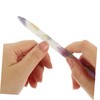 WOONEKY 5 Pack Nail Files Manicure Buffers Glass Nail File