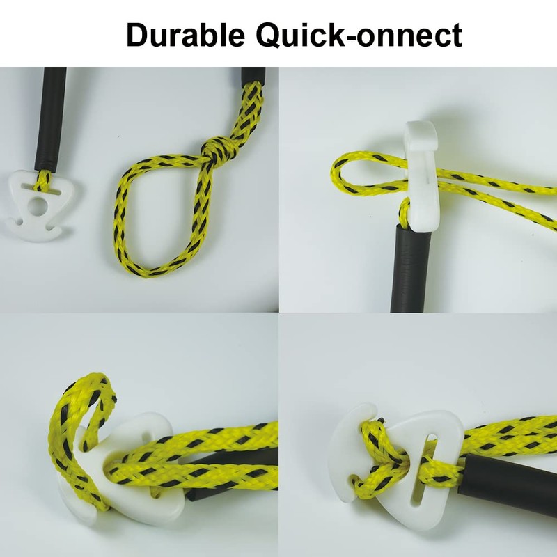 Cyberoctopus 18m/60ft Tow Rope for Tubing,1-6 Rider Towable Tube(3K Diameter