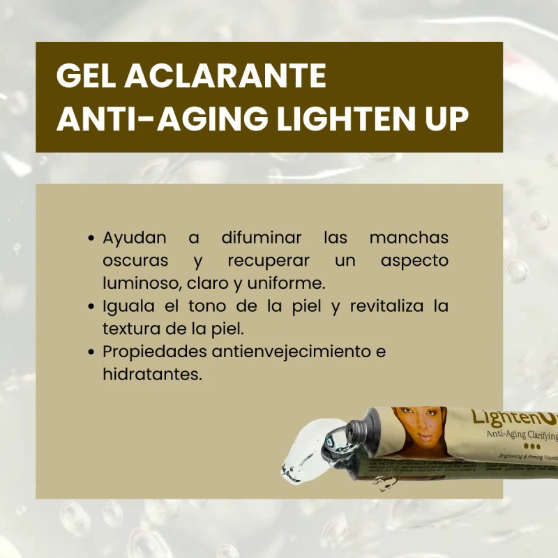 Gel Aclarante OMIC LightenUp 30 ml Vitamina C Alfa Arbutina