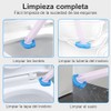 Juego de Cepillo de Inodoro Desechable 24pcs, con Limpiador y