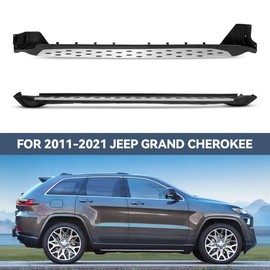 AUTOSITY Side Steps Pads Running Boards Nerf Bars, Compatible with 2011-2021 Grand Cherokee, 4 Door Running Boards