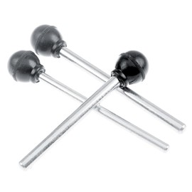 1/3Pack 3/8" Dia Round Black KNOB Weight Stack Pin Stainless Gym Equipment Locking Weight Loading Pin Strength Training Multifunction Replacement Part ，FREE Lanyard (1Pack, Φ3/8in x 5-1/2in)