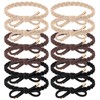 Shimmeroo 12 PCS Braided Hair Ties,Bow Braid Bracelet Hair Ties