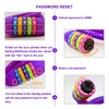 IDEALUX Bike Lock Cable, Resettable Cable Lock Self Coiling 5
