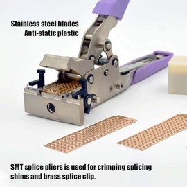 Alicates cortadores de Empalme SMD manuales, Herramienta de Empalme para Cinta de Carrete SMT, Tijeras SMT antiestáticas manuales, Alicates de...     