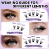 FEEGO 200D Lashes Extension Kit Thick Eyelash Extension Kit 10-20mm