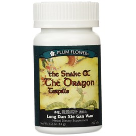 PLUM FLOWER CHINESE TEA The Snake & The Dragon Teapills, 200 CT