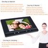 Wired Video Intercom System, 7 Inch Monitor and Aluminum Alloy