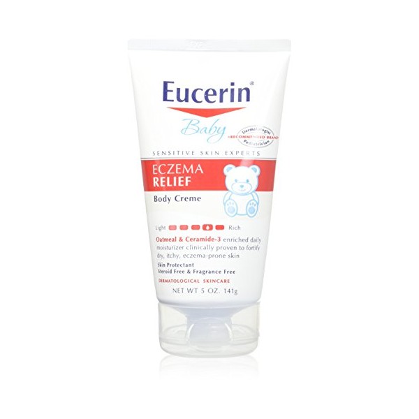 Eucerin Baby Eczema Relief Body Creme 5oz - 2 Pack