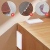 Self Adhesive Baseboard Corner Blocks, Thickened Rubber Corners Protectors Guards