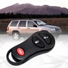 HQRP 2-Pack Remote Key Fob Shell Case Keyless Entry w/