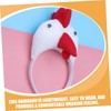 Healvian 4pcs Cartoon Rooster Headband Funny Animal Costume Accessory for