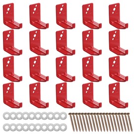 Fire Extinguisher Mount, Wall Hook, Fire Extinguisher Bracket up to 40 lbs Extinguishers, Suitable for Big and Small Fire Extinguisher, Holder for Dry Chemical and Water (20 Brackets)