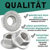 Flange Nut with Locking Toothing According to DIN 6923 /