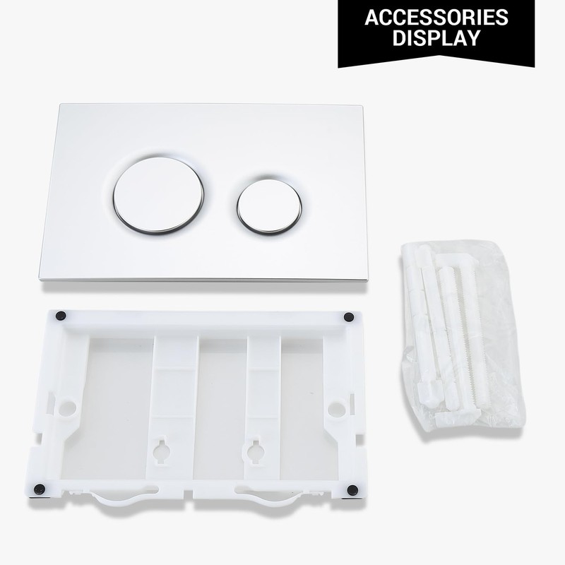 OasisFlow Dual Flush Actuator Plate for Wall Hung Toilets, Compatible