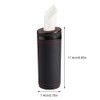 Car Tissue Tube, Cylinder Tissue Box Diameter 2.75'' PU Leather