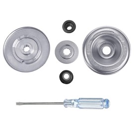 YuCool 6 Pieces Garden Machine Lawn Mower Stihl Blade Adapter Kit, Lawn Mower Blade Adapter Kit, Collar Nut, Maintenance Screwdriver Blade Adapter Attachment Maintenance Kit