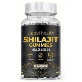 Himalayan Shilajit Gummies - 600mg Natural Shilajit Resin | 85+ Trace Minerals, Fulvic Acid & Plant Nutrients | 60 Gummies | Natural Energy & Wellness Support