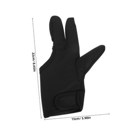 FOMIYES Heat Resistant Finger Barber Gloves for Hair Styling Insulated Gloves for Curling Hair Dye Left Hand from High Temperatures