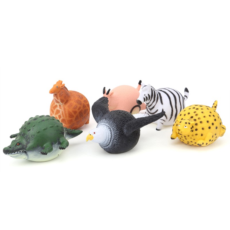 Mini Animal Model Toys Set Pressure Relieve Learning Simulation Big