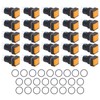 25Pcs Squares Push Button Switch 8 Pin Self Locking Switches