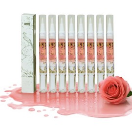 NOVAL Aceite Para Cutículas Con Aroma A Rosa (8 Unidades): Tratamiento Hidratante Para Cutículas Secas, Portátil Y Fácil De Usar.