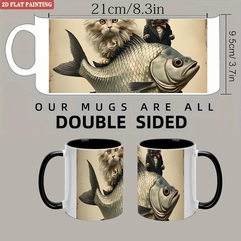 Premier 11oz Ceramic Mug Custom Printedcapacity: 11 oz, color: White