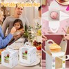 25 Pcs Individual Cupcake Containers, Cupcake Gift Boxes with Window,