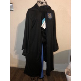 Little Adventures Blue Hooded Wizard Robe  Costume SZ  L-XL 5 -9Years Old Unisex