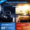KDM Umbrella Style Windshield Sun Shade Fit for 2014-2024 Dodge