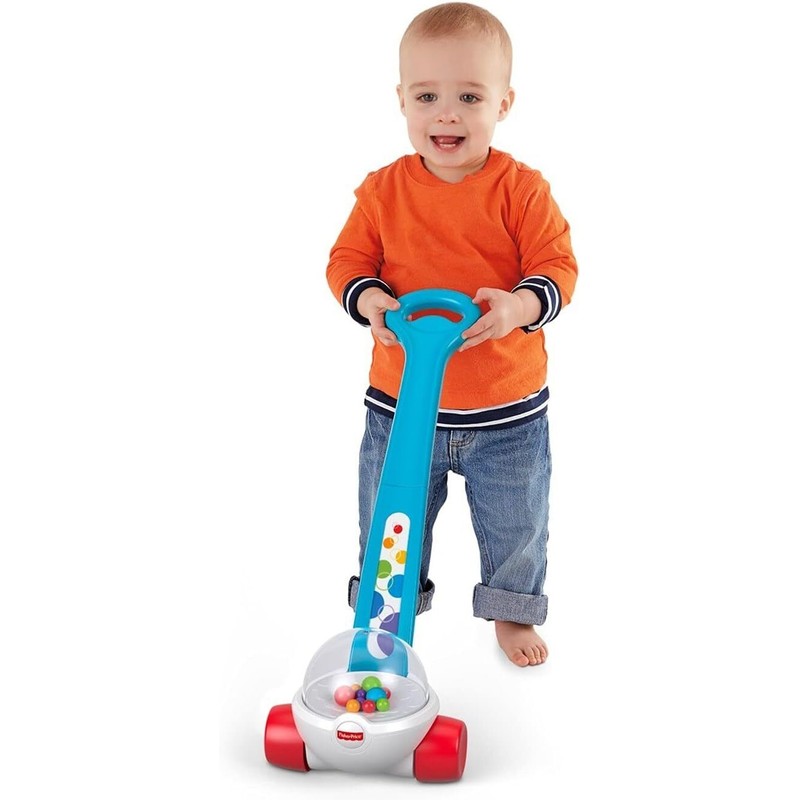 Fisher-Price Infant And Toddler Toy Corn Popper Classic Push-Along 12